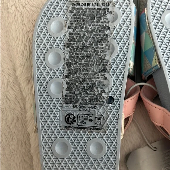 Disney Pink and Blue Sandals with Holographic Strap - Picture 2 of 6